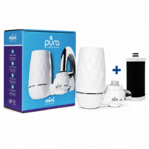 Pack de Purificador de Agua Mini compacto + 1 repuesto
